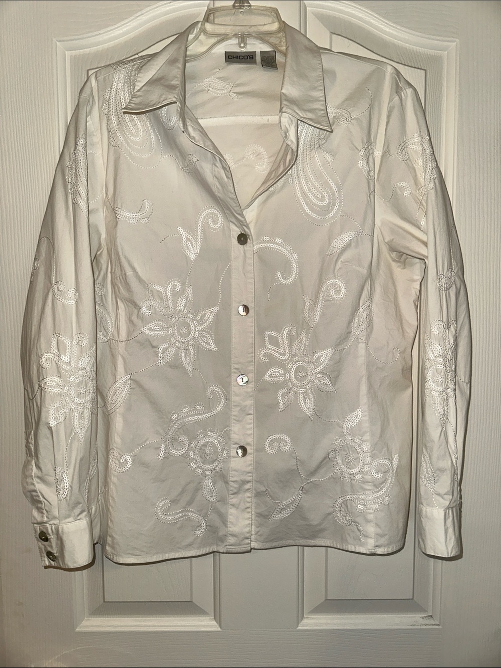 White button down shirt